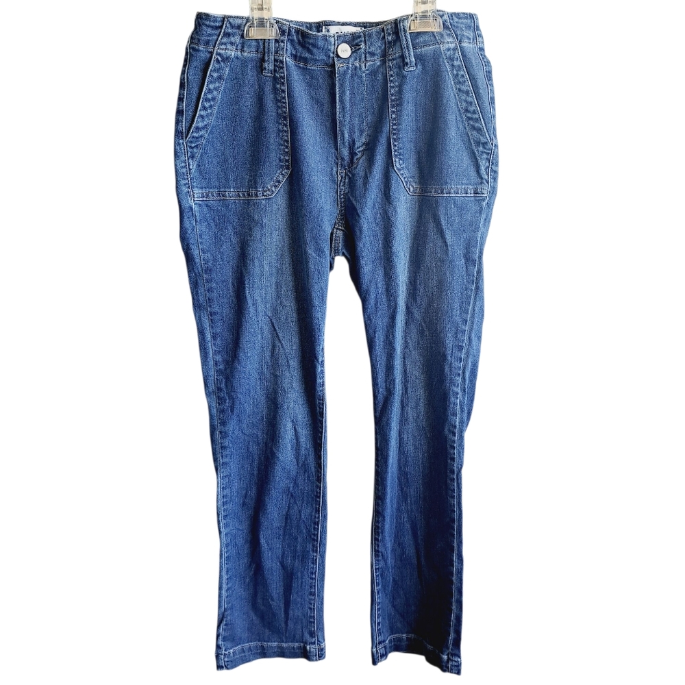 Pagie Like New Mayslie Straight Ankle Jeans Color Kindred Size 27, Small